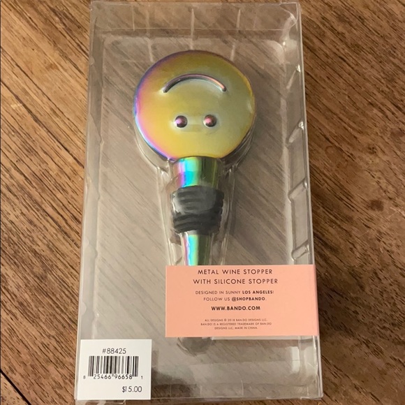 Ban.do Party On Wine Stopper NWT - Picture 2 of 2